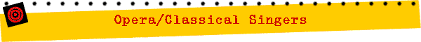 Opera/Classical Singers